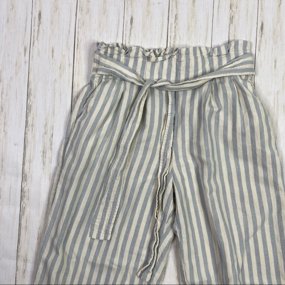 Madewell Tie Waist Huston Pull On Cropped Pants - Picture 4 of 7